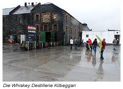 Die Whiskey Destillerie Kilbeggan in Irland