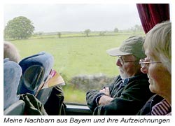 Irland-Rundreise - meine Busnachbarn aus Bayern