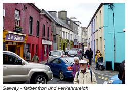 Galway, verkehrsreich wie alle Städte