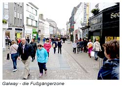 Galway - Irland - die Fußgängerzone