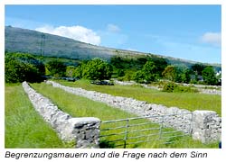 Burren - Begrenzungsmauern und die Frage nach dem Sinn