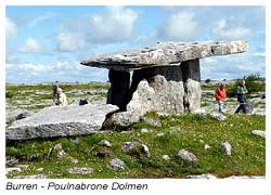Burren - Poulnabrone Dolmen - prähistorische Grabstätte