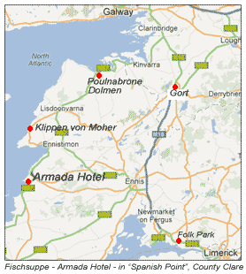 Irland Route 3 - Meeresfrüchte-Sahneeintopf