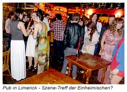 Limerick - Pub - Szene-Kneipe mit vielen Gästen