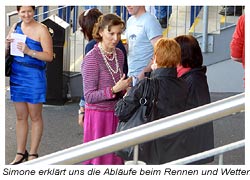 Windhund Rennen - Simone erklärt wie die Wetteinsätze abgeschlossen werden können