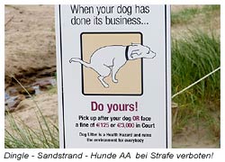 Dingel Sandstrand - Hunde ...AA.... unter Strafe verboten