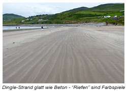 Dingle-Halbinsel am Sandstrand