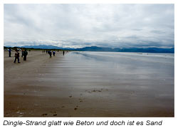 Dingle-Halbinsel am Sandstrand