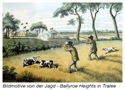 Jagdmotive als Bilder im Hotel Ballyroe Heights in Tralee