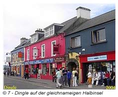 Fischerort Dingle mit farbenfrohen Häusern