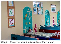 Dingle - Fischrestaurant mit maritimer Ausstattung