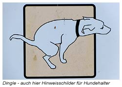 Dingle - Warnschilder für Hundehalter