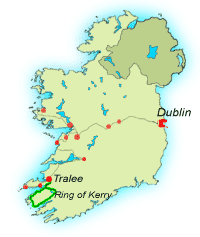 Irland - Tralee Stadt + Rosengarten