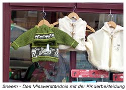 Sneem und Baby-Bekleidung