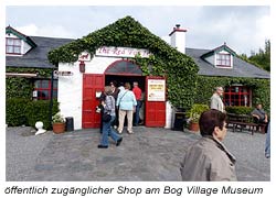 offizieller Souvenirshop am Kerry Bog Village Museum