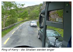 Ring of Kerry - die Straßen werden enger