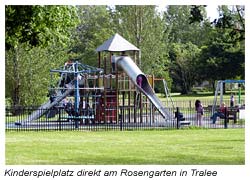 Kinderspielplatz direkt am Rosengarten von Tralee