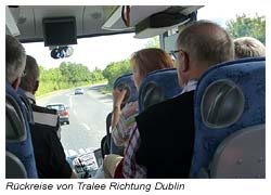 Rückreise von Tralee Richtung  Dublin