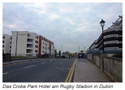 Das Croke Park Hotel  am Rugby Stadion in Dublin