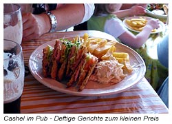 Cashel im Pub - Deftiges Essen zum kleinen Preis