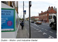 Dublin - Wohn - und Industrie-Viertel 