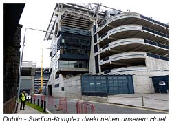 Das Stadion direkt am The Croke Park Hotel