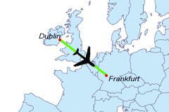 Rückflug Dublin - Frankfurt